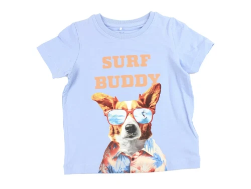 Name It chambray blue t-shirt